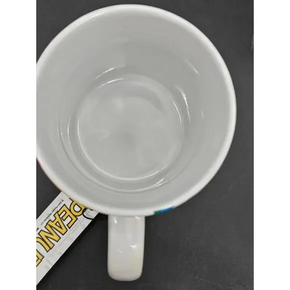 NWT Peanuts Snoopy Stoneware Mug Sky Blue & White 17 Oz - Picture 7 of 8